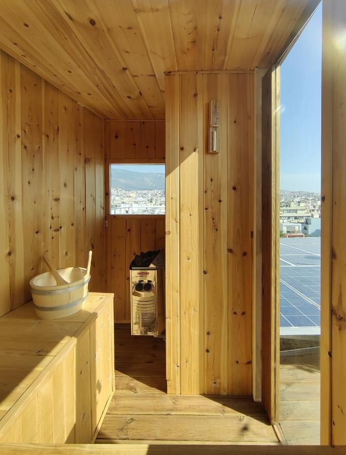 Unique Solar Penthouse With Jacuzzi And Sauna In Central Athènes Extérieur photo